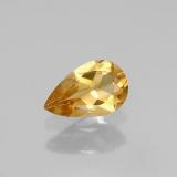 0.7 ct VVS-VS Pear Facet Citrine 8mm x 5mm
