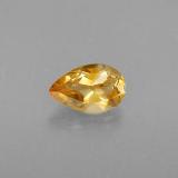 0.8 ct VS Pear Facet Citrine 8mm x 5mm