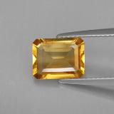 9mm x 7 Octagon Facet Citrine 2ct