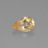 0.7 carat Yellow Golden Pear Facet Citrine 8mmx5mm