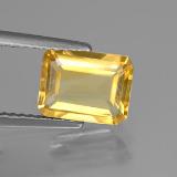 1.5 ct VS Octagon Facet Citrine 9mm x 7mm