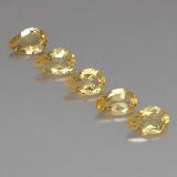 8mm x 5 Pear Facet Citrine 4ct