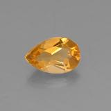 7.5mm x 5 Pear Facet Citrine 0.8ct