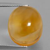 8 carat Yellow Golden Oval Cabochon Citrine 14x12