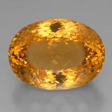 27mm x 19.5 Oval Portuguese Cut Citrine 53ct