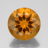 14 mm Round Facet Citrine 9ct