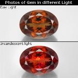 15.5mmx11.5mm Oval Facet Color-Change Garnet 11ct