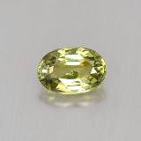 0.7 ct VVS-VS Oval Facet Demantoid Garnet 6mm x 4mm