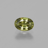 0.7 ct VVS-VS Oval Facet Demantoid Garnet 6mm x 4