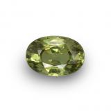 6mmx4mm Oval Facet Demantoid Garnet 0.7ct