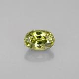 6x4 Oval Facet Demantoid Garnet 0.8ct