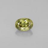 6x4mm Oval Facet Demantoid Garnet 0.7ct