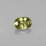 0.7 ct VVS-VS Oval Facet Demantoid Garnet 6mm x 4mm