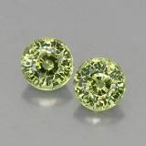 4mm Round Facet Demantoid Garnet 0.7ct