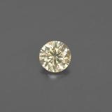 0.1 carat Cognac Diamond-Cut Diamond 3.5 mm