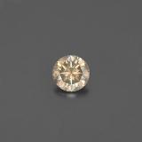 3.5mm Diamond 0.2ct Diamond-Cut in Cognac