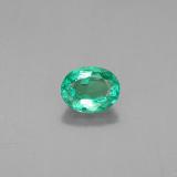 0.6 ct VS-SI Oval Facet Emerald 6.5x5