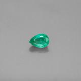 5.5mm x 4mm Emerald 0.4ct Pear Facet in Green