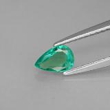 0.3 ct VS-SI Pear Facet Emerald 6mm x 4