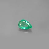 6mm x 4 Emerald 0.4ct Pear Facet in Green