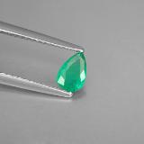 6x4mm Emerald 0.3ct Pear Facet in Green