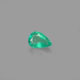 6x4mm Pear Facet Emerald 0.4ct