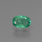 0.5 ct SI-I1 Oval Facet Emerald 6mmx4mm