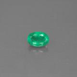 6mmx4mm Oval Facet Emerald 0.5ct