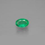 0.4 ct SI Oval Facet Emerald 6mm x 4