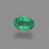 6mm x 4mm Oval Facet Emerald 0.5ct