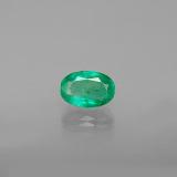 0.5 ct SI Oval Facet Emerald 6x4