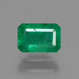 0.6 ct SI-I1 Octagon Facet Emerald 6mm x 4mm