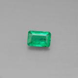 6mm x 4mm Octagon Facet Emerald 0.4ct
