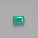 6x4mm Emerald 0.6ct Octagon Facet in Green