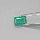 6mm x 4mm Emerald 0.5ct Octagon Facet in Green