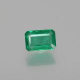 0.5 carat Green Octagon Facet Emerald 6x4mm