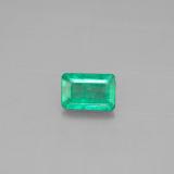0.5 carat Green Octagon Facet Emerald 6x4mm