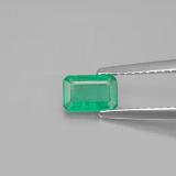 0.5 ct SI Octagon Facet Emerald 6mm x 4mm