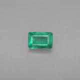 0.5 carat Green Octagon Facet Emerald 6x4mm