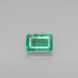 6mm x 4mm Octagon Facet Emerald 0.6ct
