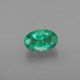 0.5 ct SI Oval Facet Emerald 6mmx4mm