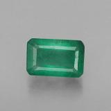 0.6 ct SI-I1 Octagon Facet Emerald 6mm x 4mm