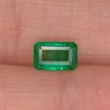 0.5 ct SI-I1 Octagon Facet Emerald 6mm x 4