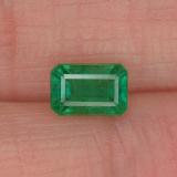 0.7 carat Green Octagon Facet Emerald 6x4
