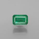 0.7 ct SI-I1 Octagon Facet Emerald 6mmx4mm