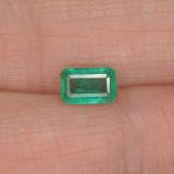0.5 carat Green Octagon Facet Emerald 6mmx4mm