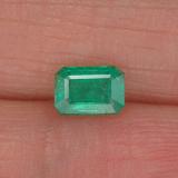 6mm x 4 Octagon Facet Emerald 0.6ct