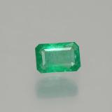 0.6 ct SI-I1 Octagon Facet Emerald 6mm x 4