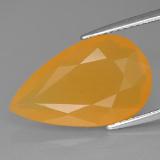 6 ct Transparent/Translucent Pear Facet Fire Opal 19mm x 11.5mm
