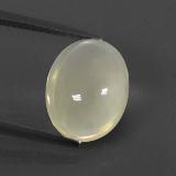 2.5 carat Yellow White Oval Cabochon Fire Opal 12mm x 9.5mm